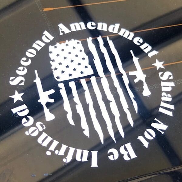 Shall Not Be Infringed Vinyl Decal