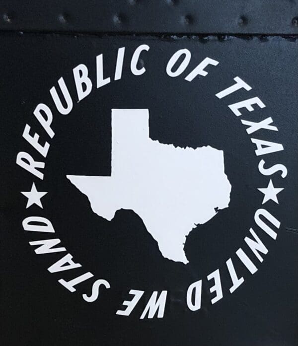 Republic of Texas vinyl decal