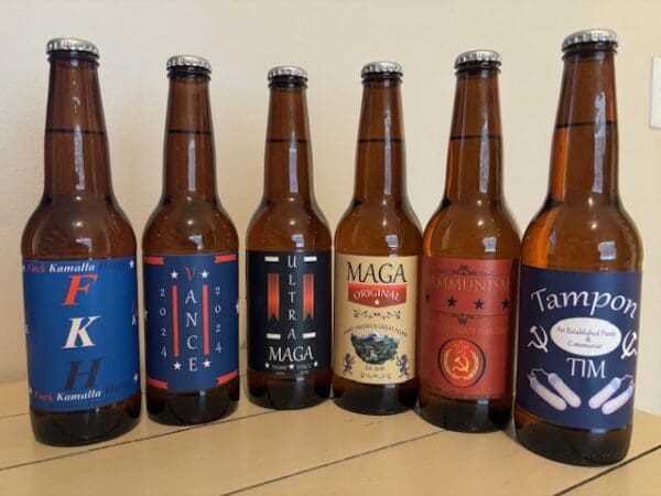 ULTRA MAGA  Beer carrier & 6 Beer labels - Image 4